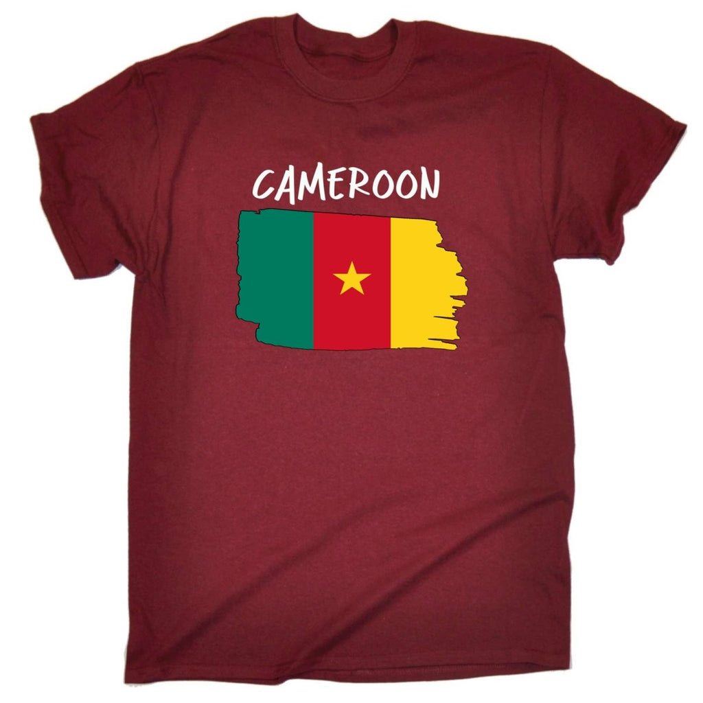 Cameroon - Country Flag Nationality Mens T-Shirt T Shirt Tshirts - 123t Australia | Funny T-Shirts Mugs Novelty Gifts