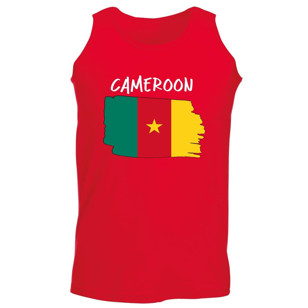 Cameroon Country Flag Nationality - Vest Singlet Unisex Tank Top - 123t Australia | Funny T-Shirts Mugs Novelty Gifts