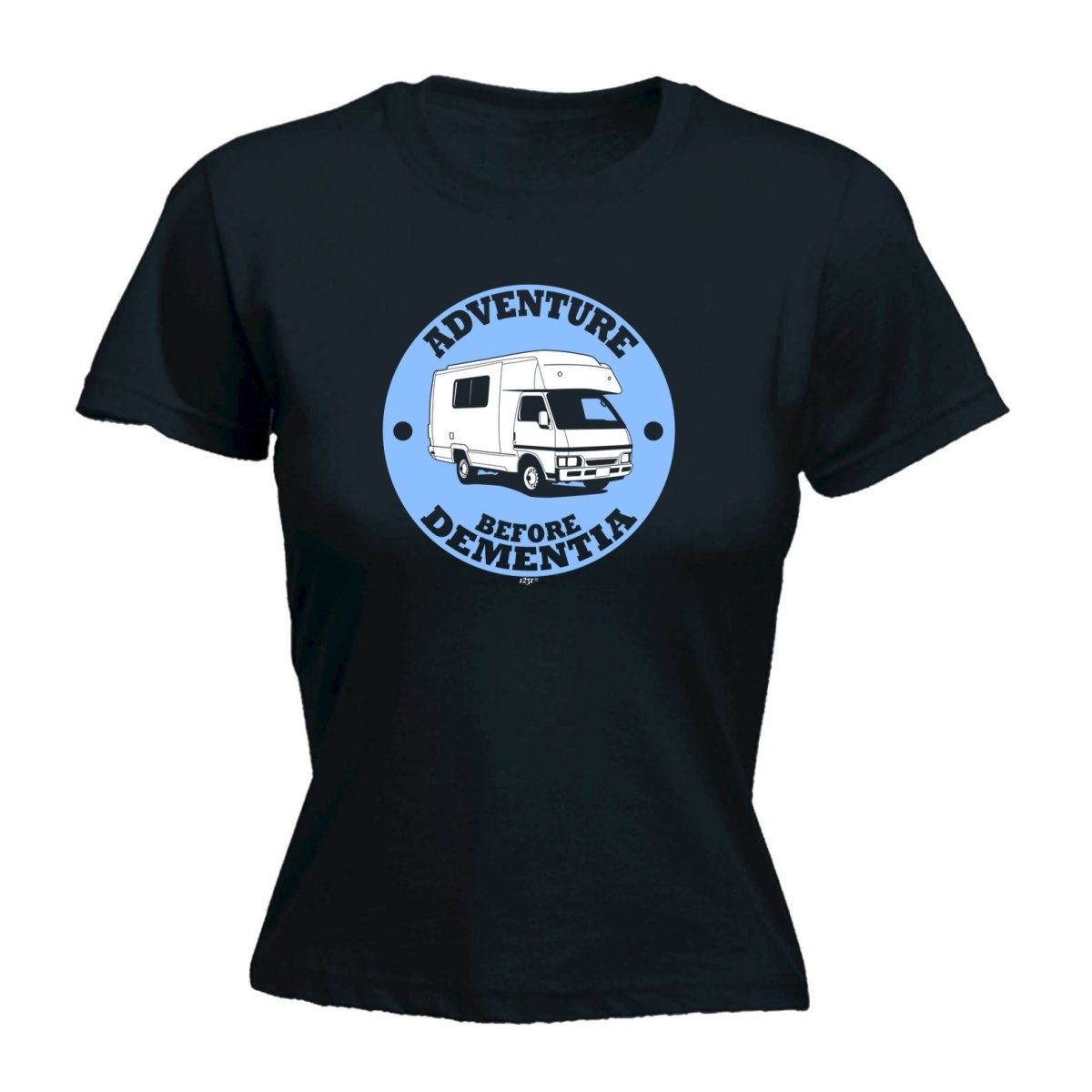 Camper Adventure Before - Funny Novelty Womens T-Shirt T Shirt Tshirt - 123t Australia | Funny T-Shirts Mugs Novelty Gifts