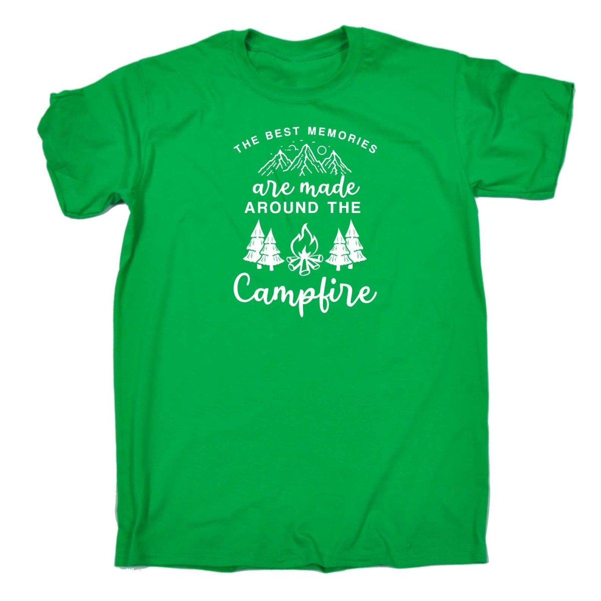 Camping Best Memories Are Made Around A Campfire - Mens Funny T-Shirt Tshirts Tee Shirt - 123t Australia | Funny T-Shirts Mugs Novelty Gifts