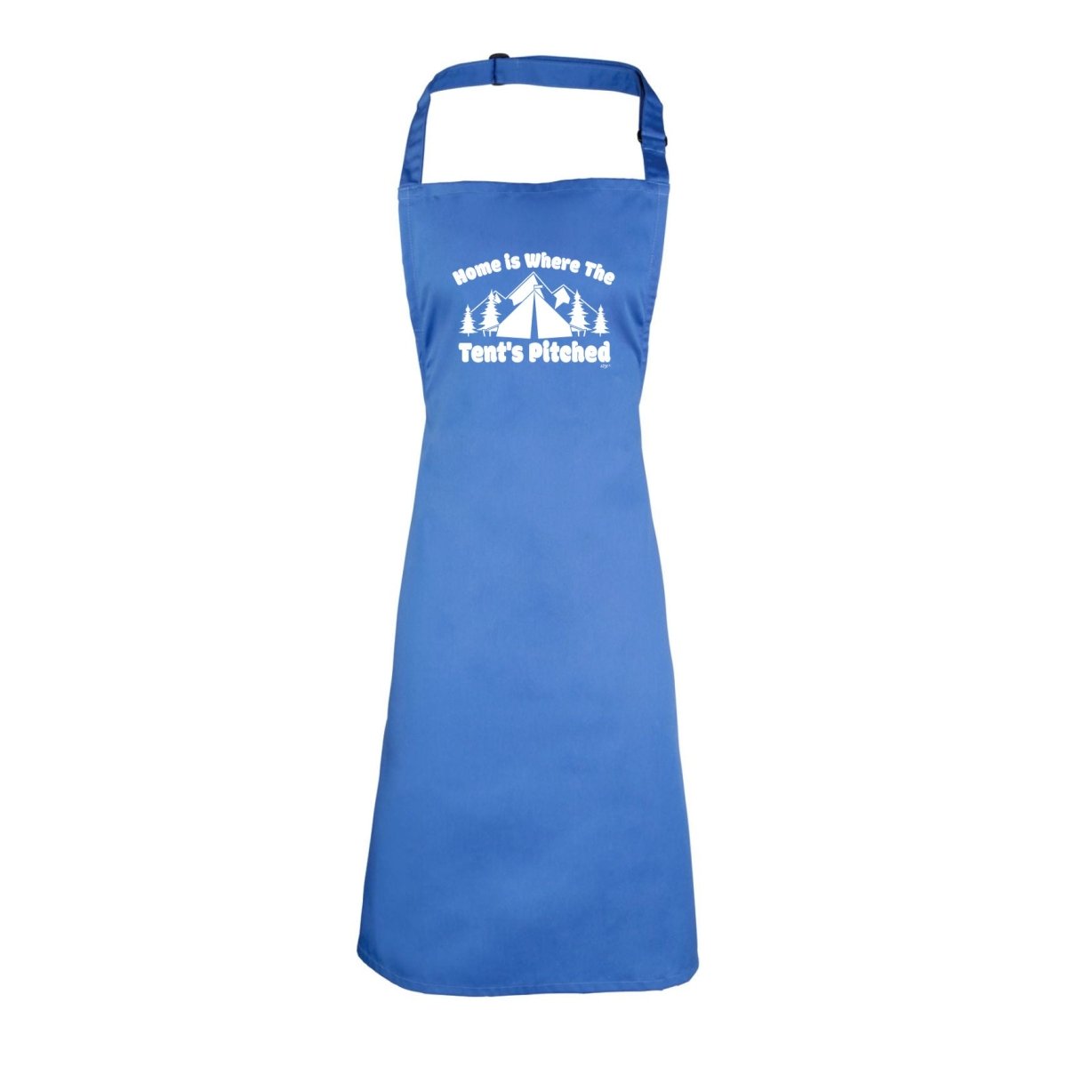 Camping Home Is Where The Tents Pitched - Funny Novelty Kitchen Adult Apron - 123t Australia | Funny T-Shirts Mugs Novelty Gifts