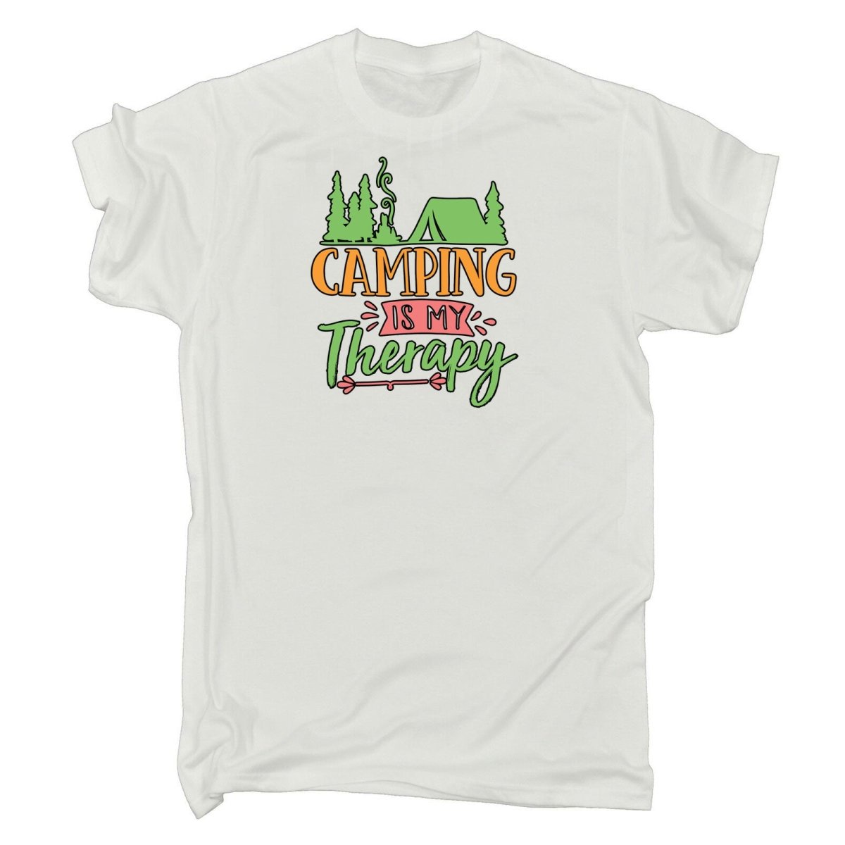 Camping Is My Therapy - Mens Funny T-Shirt Tshirts - 123t Australia | Funny T-Shirts Mugs Novelty Gifts