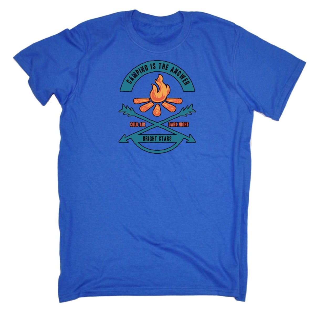 Camping Is The Answer - Mens Funny T-Shirt Tshirts - 123t Australia | Funny T-Shirts Mugs Novelty Gifts