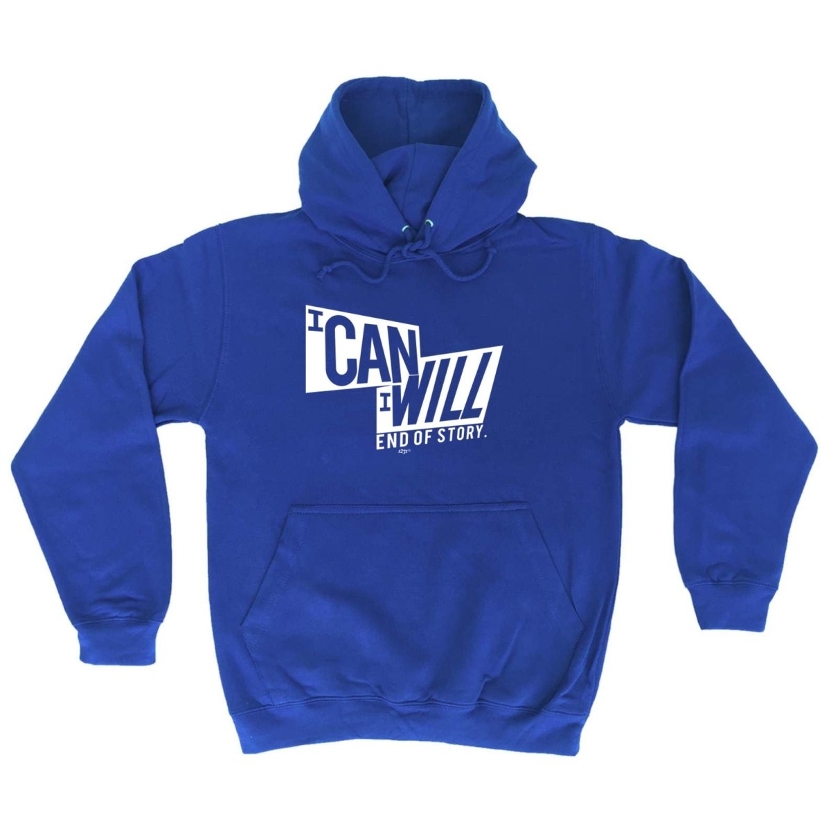 Can Will End Of Story - Funny Novelty Hoodies Hoodie - 123t Australia | Funny T-Shirts Mugs Novelty Gifts