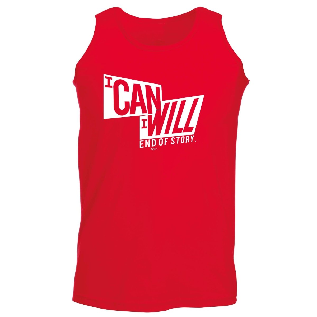 Can Will End Of Story - Funny Novelty Vest Singlet Unisex Tank Top - 123t Australia | Funny T-Shirts Mugs Novelty Gifts