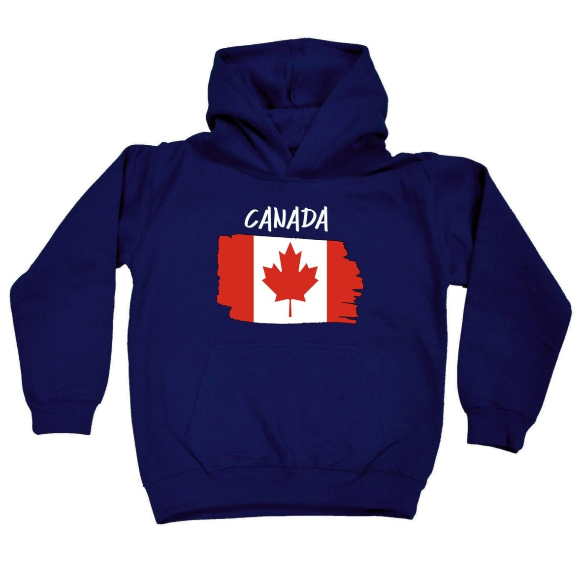 Canada Country Flag Nationality - Kids Children Hoodie - 123t Australia | Funny T-Shirts Mugs Novelty Gifts