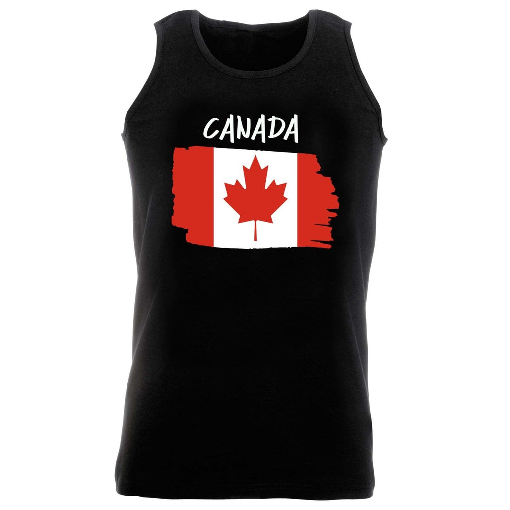 Canada Country Flag Nationality - Vest Singlet Unisex Tank Top - 123t Australia | Funny T-Shirts Mugs Novelty Gifts