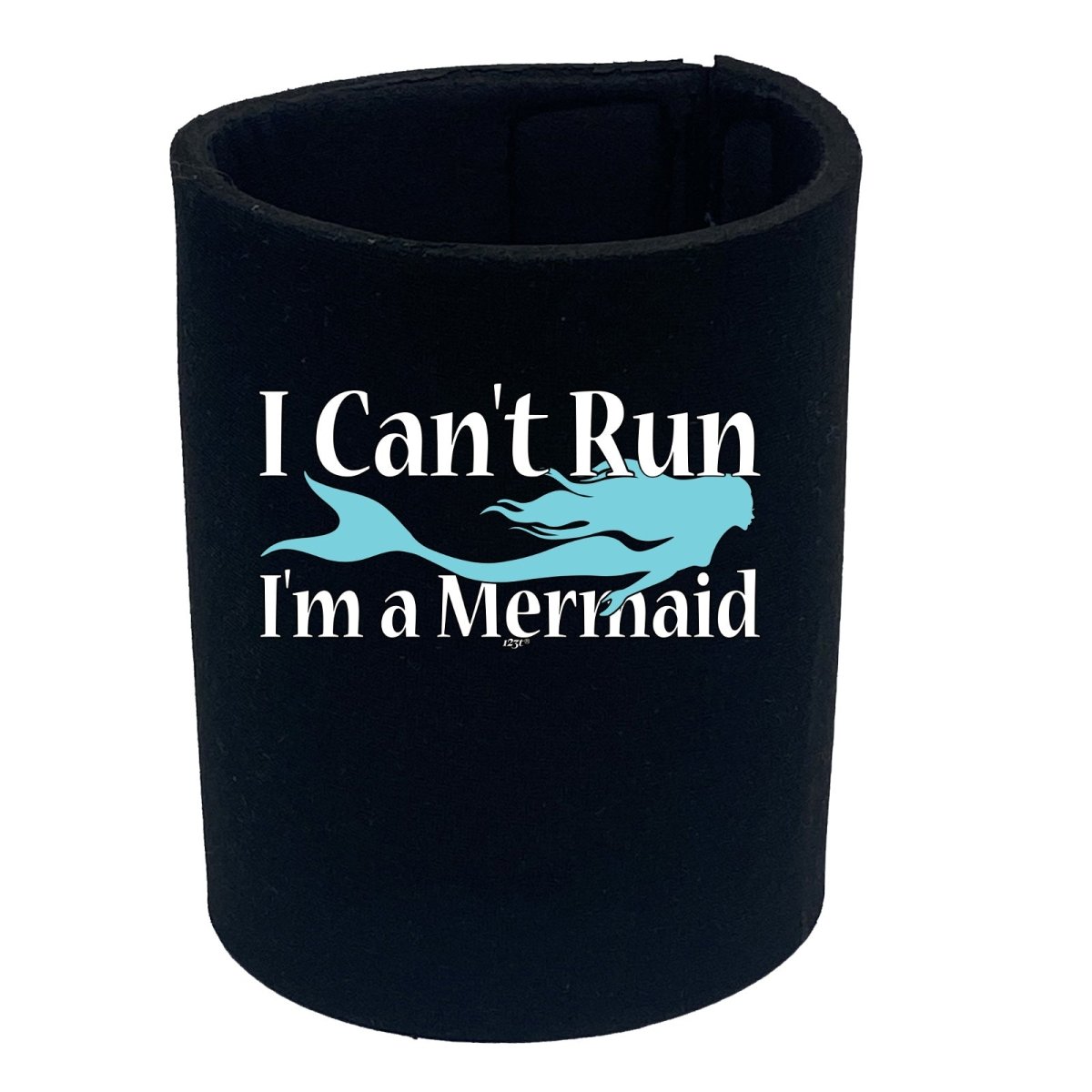 Cant Run Im A Mermaid - Funny Novelty Stubby Holder - 123t Australia | Funny T-Shirts Mugs Novelty Gifts