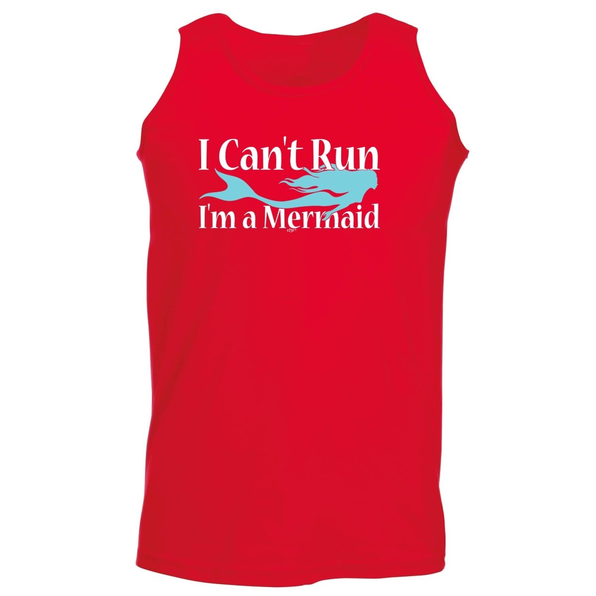 Cant Run Im A Mermaid - Funny Novelty Vest Singlet Unisex Tank Top - 123t Australia | Funny T-Shirts Mugs Novelty Gifts