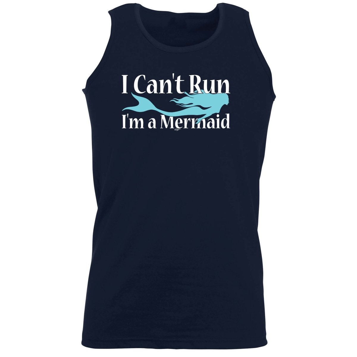 Cant Run Im A Mermaid - Funny Novelty Vest Singlet Unisex Tank Top - 123t Australia | Funny T-Shirts Mugs Novelty Gifts