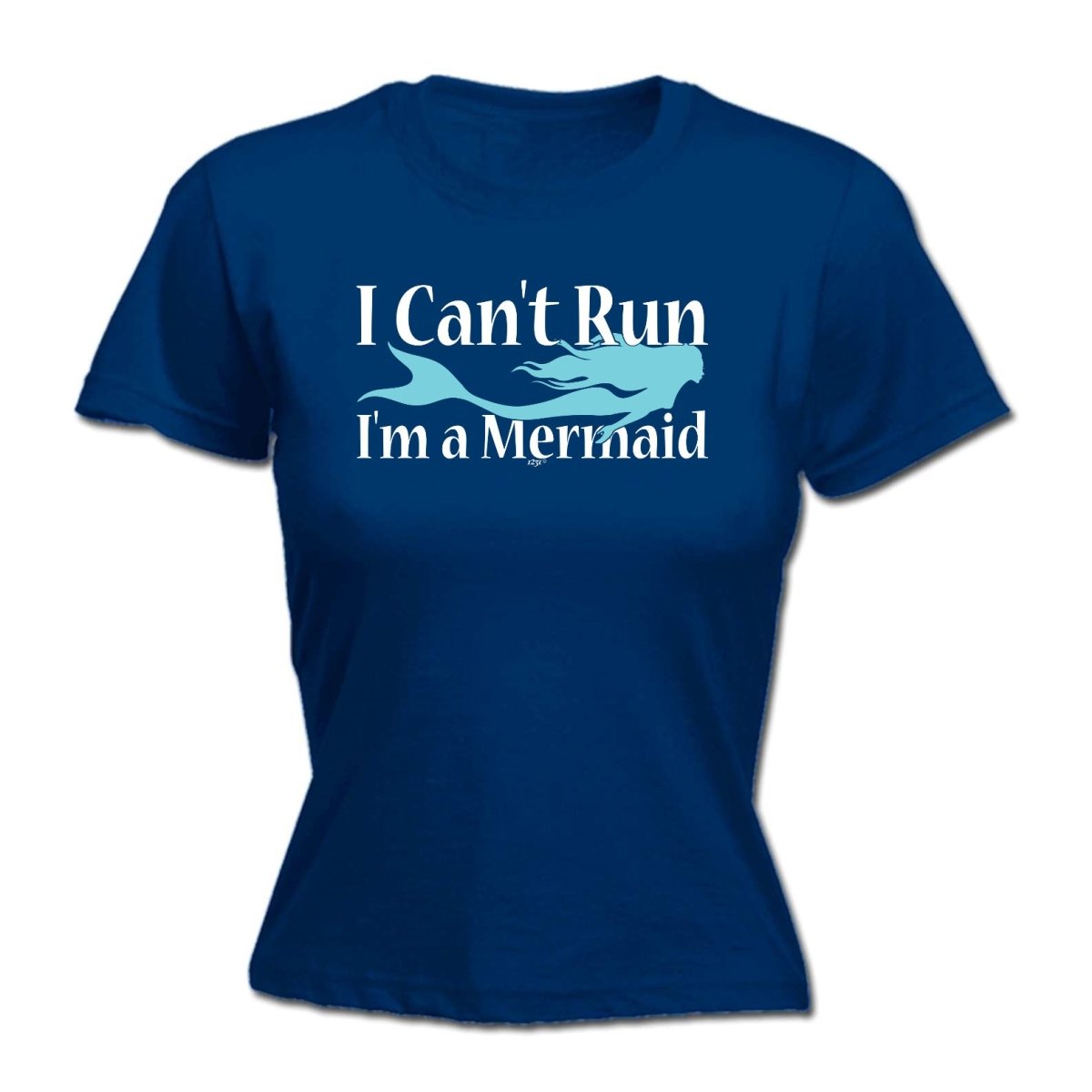 Cant Run Im A Mermaid - Funny Novelty Womens T-Shirt T Shirt Tshirt - 123t Australia | Funny T-Shirts Mugs Novelty Gifts