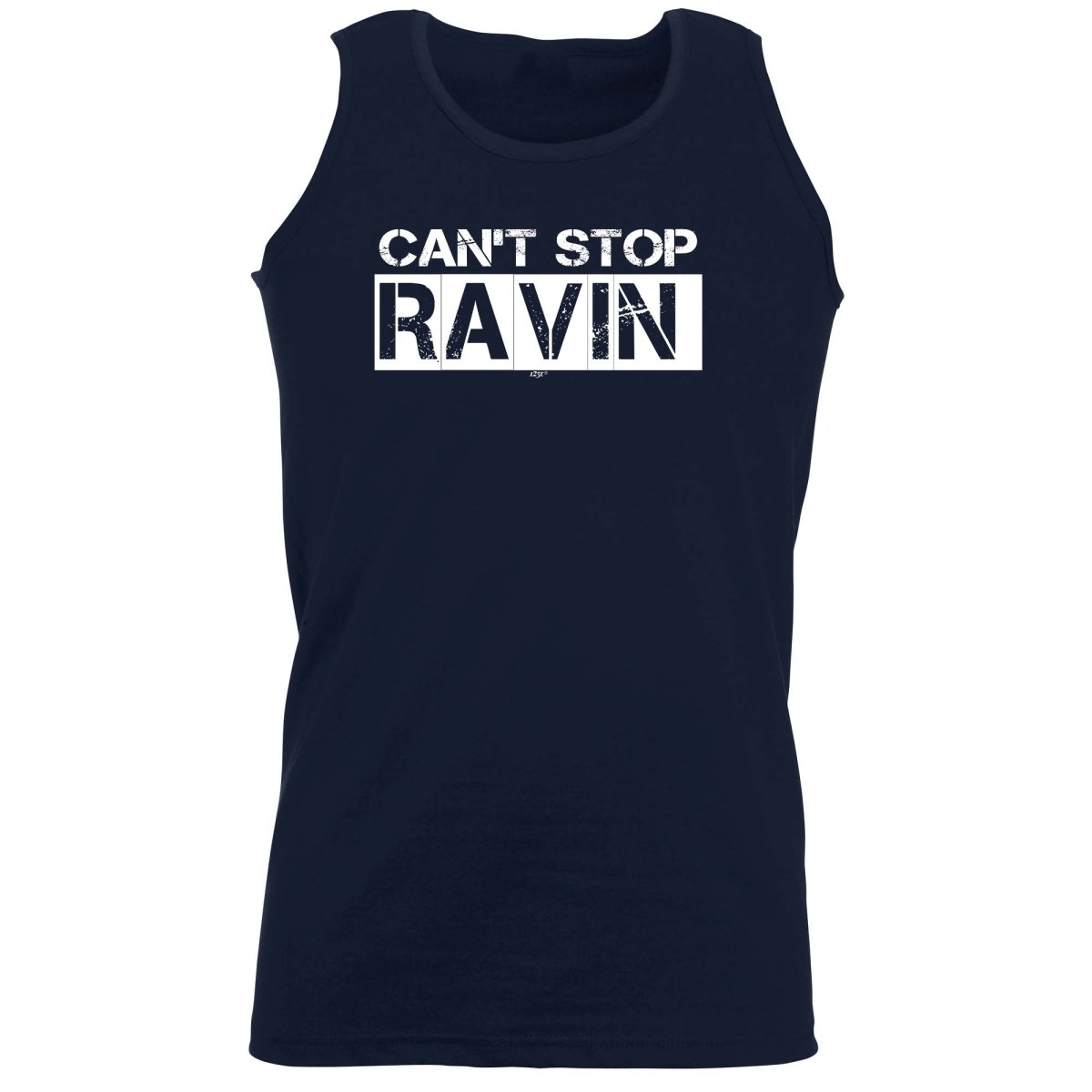 Cant Stop Raving Rave - Funny Novelty Vest Singlet Unisex Tank Top - 123t Australia | Funny T-Shirts Mugs Novelty Gifts