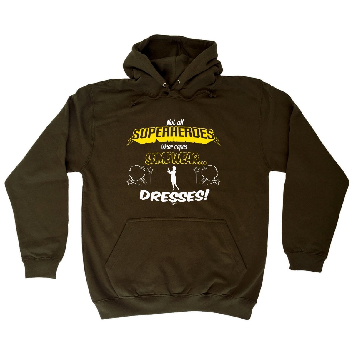 Capes Dresses Not All Superheroes Wear - Funny Novelty Hoodies Hoodie - 123t Australia | Funny T-Shirts Mugs Novelty Gifts