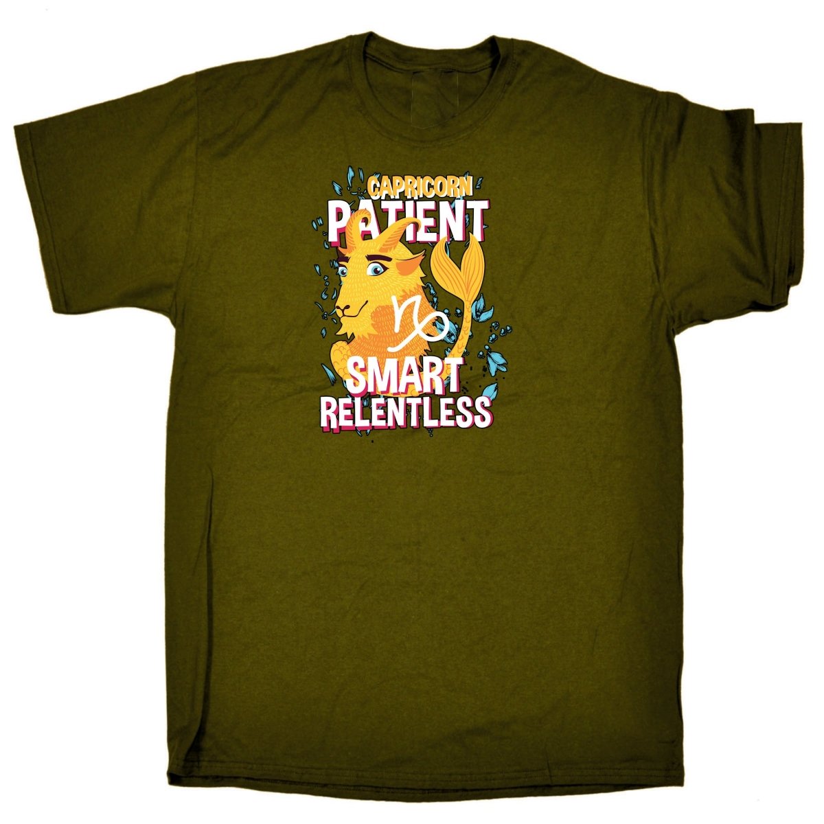 Capricorn Sea Goddess Birthday Patient Smart Relentless - Mens Funny T-Shirt Tshirts Tee Shirt - 123t Australia | Funny T-Shirts Mugs Novelty Gifts