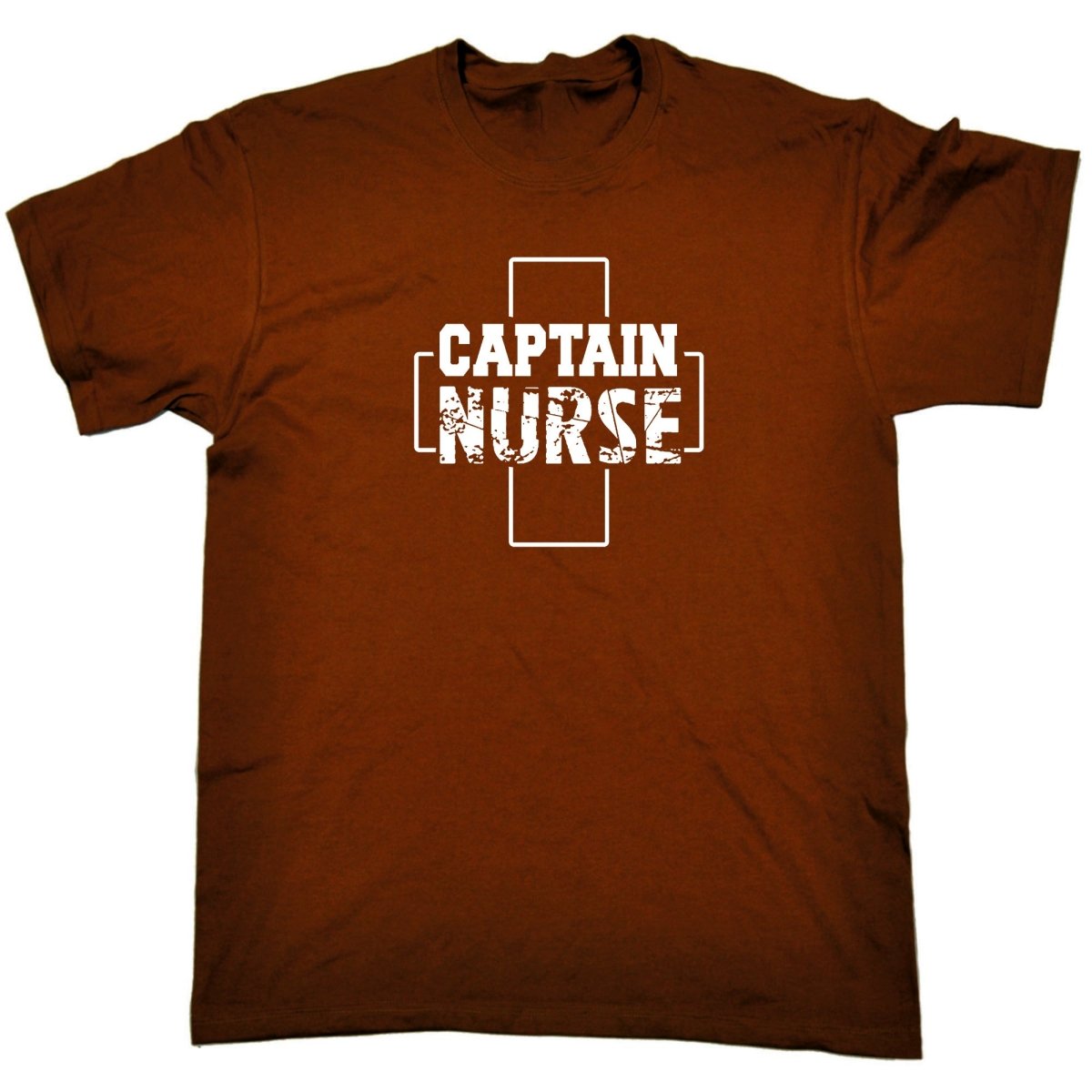 Captain Nurse - Mens Funny T-Shirt Tshirts Tee Shirt - 123t Australia | Funny T-Shirts Mugs Novelty Gifts