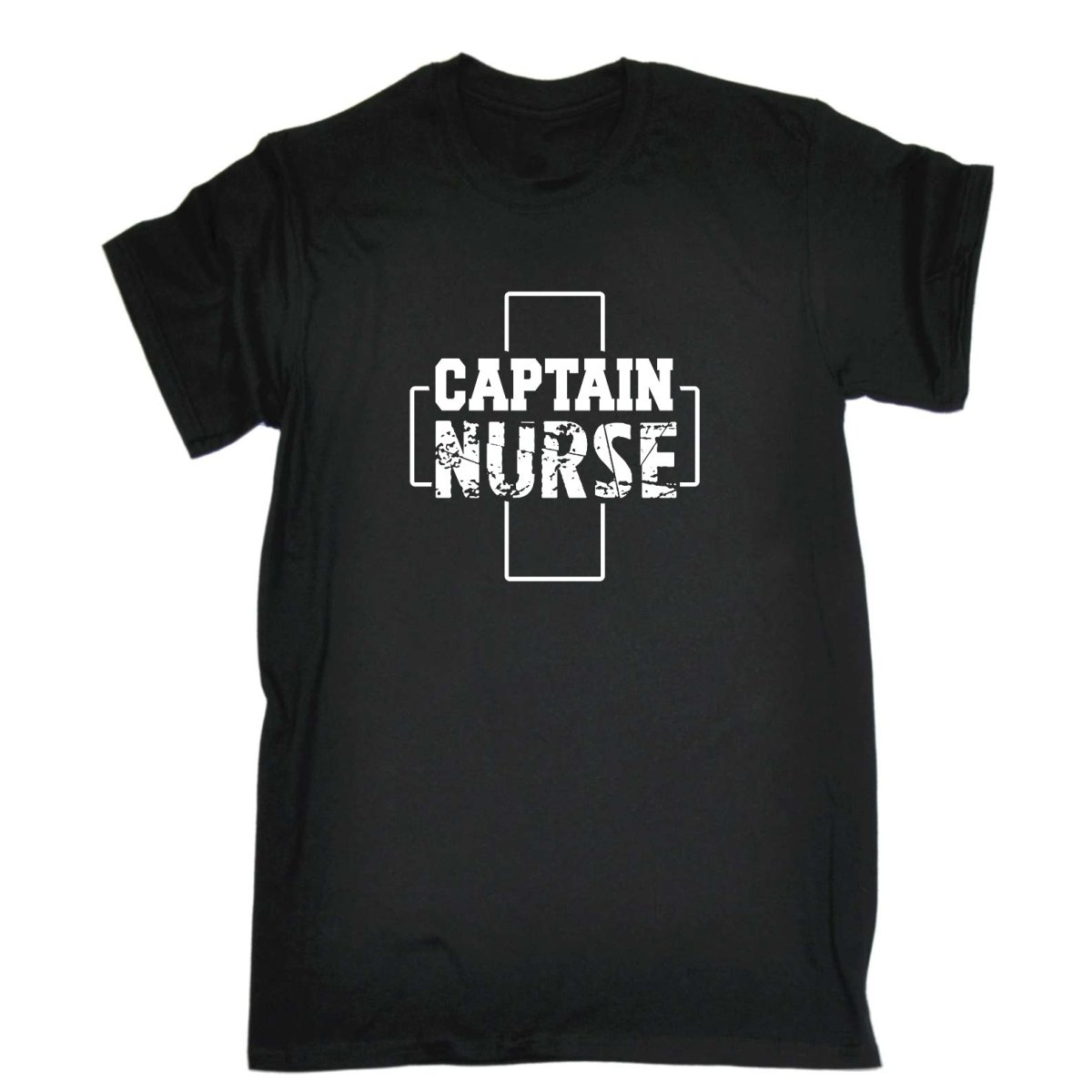 Captain Nurse - Mens Funny T-Shirt Tshirts Tee Shirt - 123t Australia | Funny T-Shirts Mugs Novelty Gifts