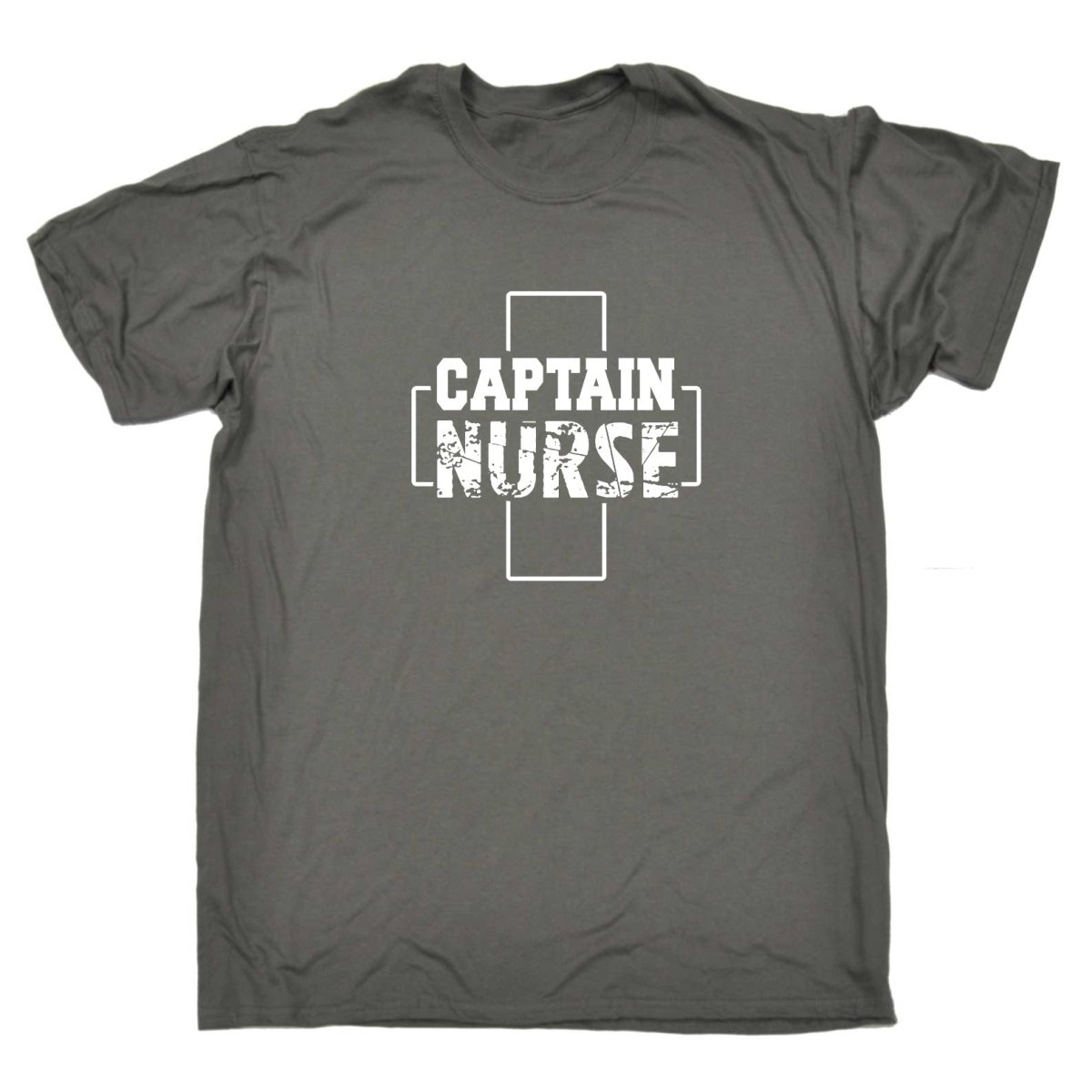 Captain Nurse - Mens Funny T-Shirt Tshirts Tee Shirt - 123t Australia | Funny T-Shirts Mugs Novelty Gifts