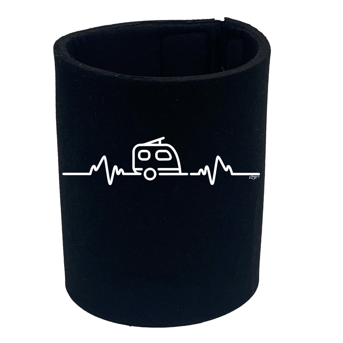 Caravan Pulse - Funny Novelty Stubby Holder - 123t Australia | Funny T-Shirts Mugs Novelty Gifts