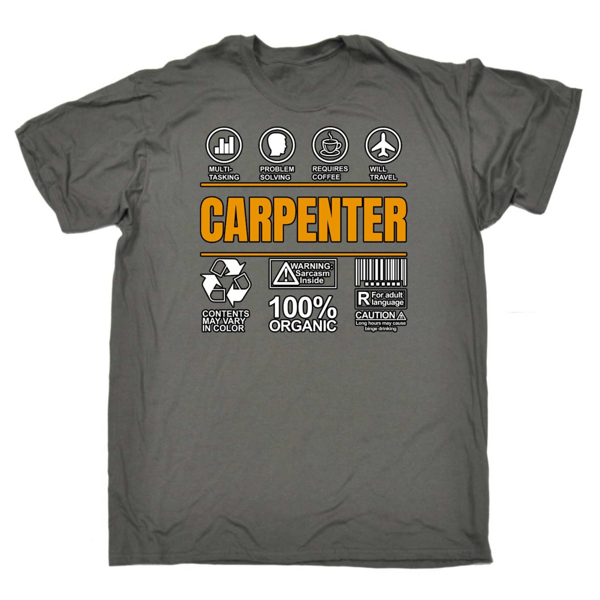 Carpenter Sarcastic Humour - Mens Funny T-Shirt Tshirts - 123t Australia | Funny T-Shirts Mugs Novelty Gifts