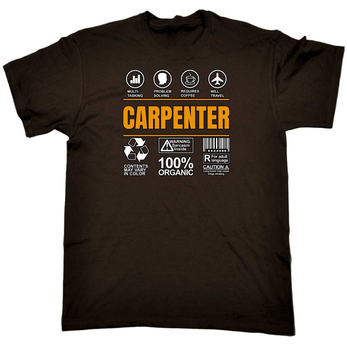 Carpenter Sarcastic Humour - Mens Funny T-Shirt Tshirts - 123t Australia | Funny T-Shirts Mugs Novelty Gifts