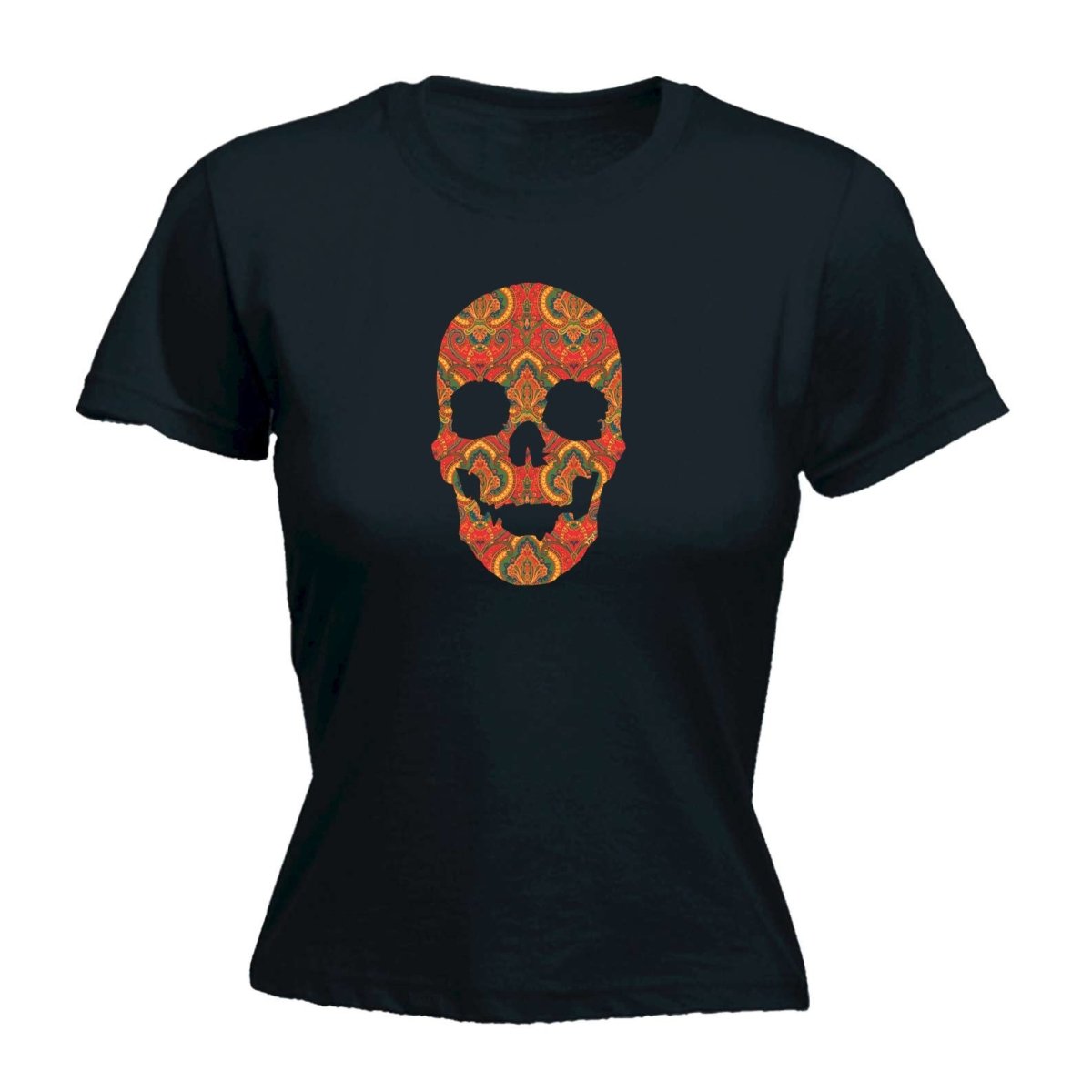 Carpet Skull - Funny Novelty Womens T-Shirt T Shirt Tshirt - 123t Australia | Funny T-Shirts Mugs Novelty Gifts