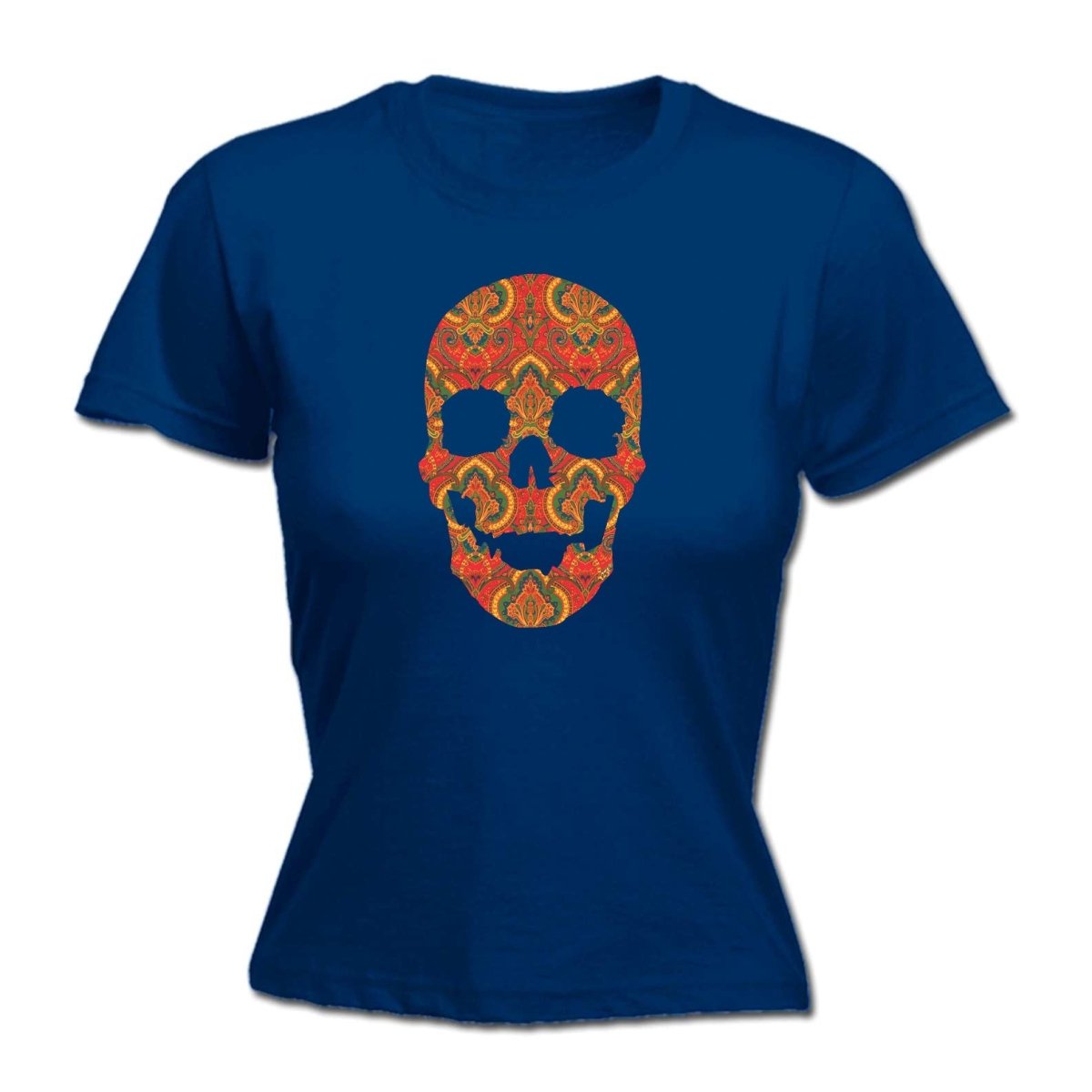 Carpet Skull - Funny Novelty Womens T-Shirt T Shirt Tshirt - 123t Australia | Funny T-Shirts Mugs Novelty Gifts