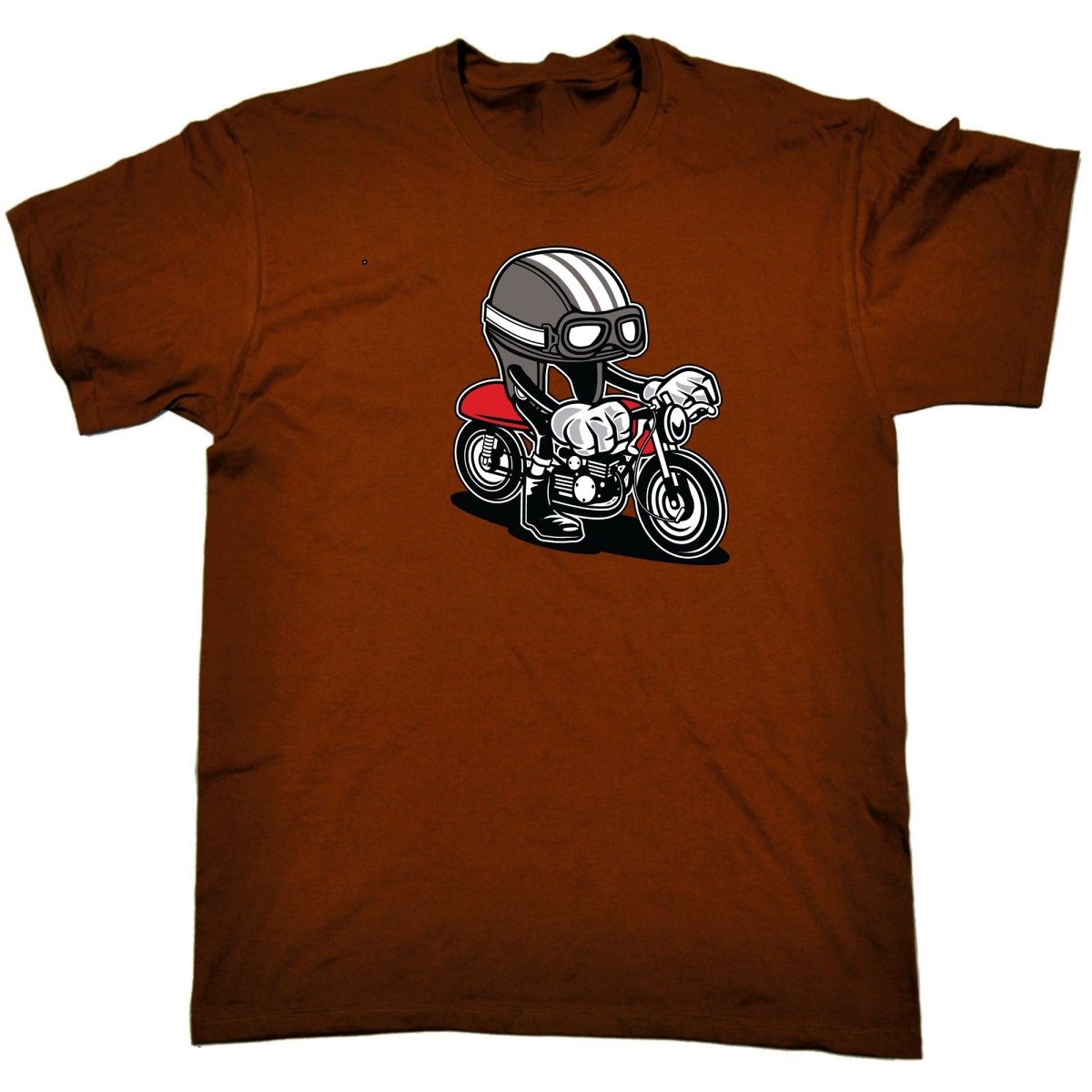 Cartoon Racer Motorbike Motorcycle - Mens Funny T-Shirt Tshirts Tee Shirt - 123t Australia | Funny T-Shirts Mugs Novelty Gifts