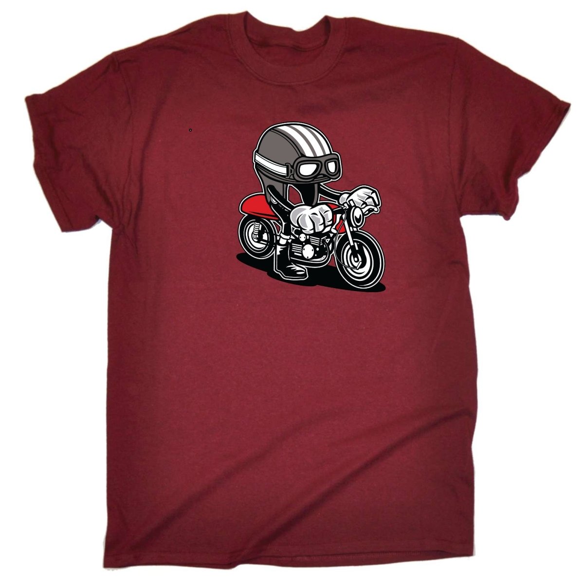 Cartoon Racer Motorbike Motorcycle - Mens Funny T-Shirt Tshirts Tee Shirt - 123t Australia | Funny T-Shirts Mugs Novelty Gifts