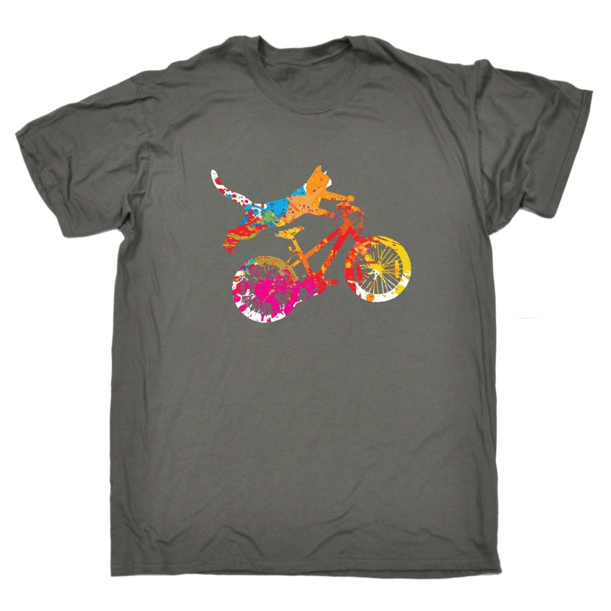 Cat Trick Cycling Bicycle Bike - Mens Funny T-Shirt Tshirts Tee Shirt - 123t Australia | Funny T-Shirts Mugs Novelty Gifts