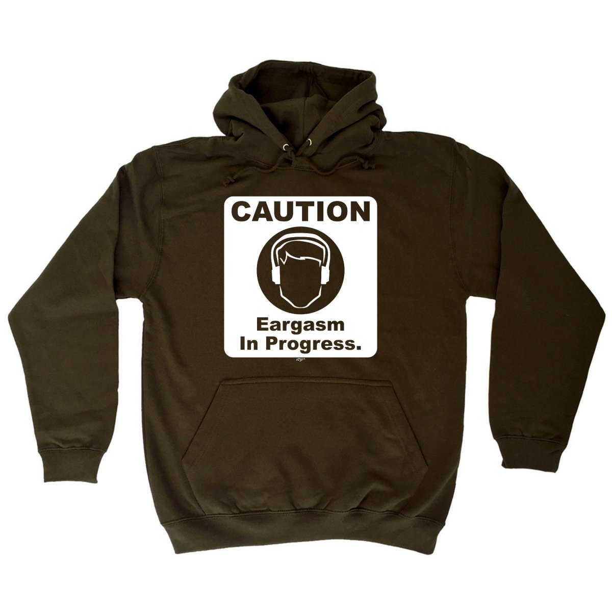 Caution Eargasm In Progress - Funny Novelty Hoodies Hoodie - 123t Australia | Funny T-Shirts Mugs Novelty Gifts