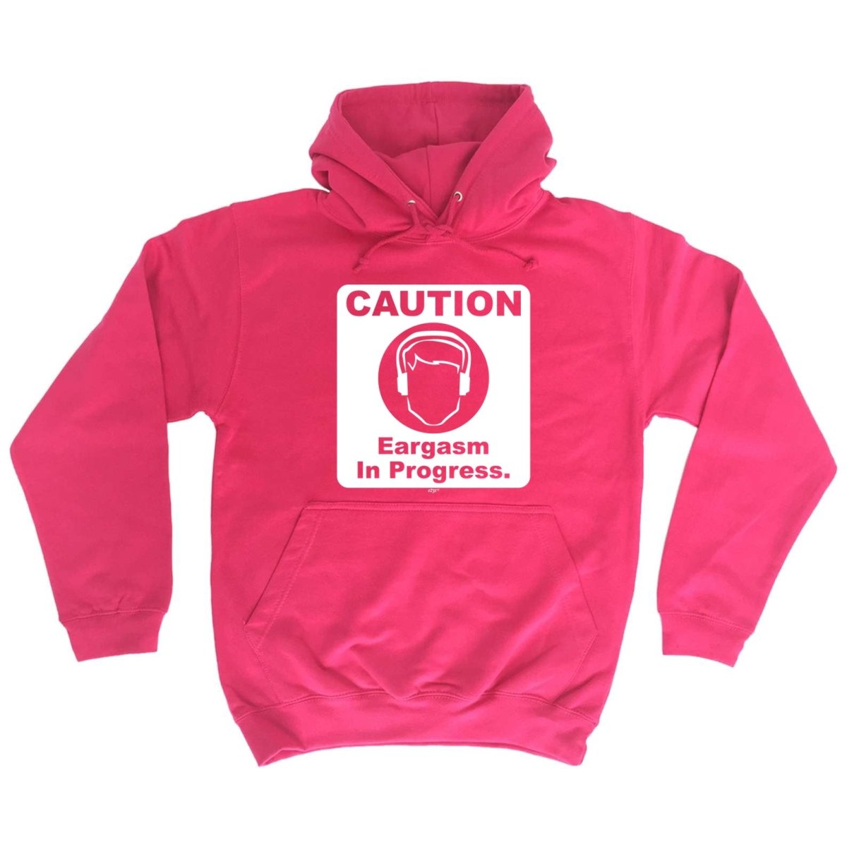 Caution Eargasm In Progress - Funny Novelty Hoodies Hoodie - 123t Australia | Funny T-Shirts Mugs Novelty Gifts