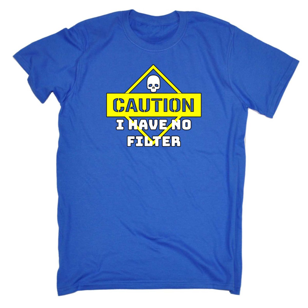 Caution I Have No Filter - Mens Funny T-Shirt Tshirts - 123t Australia | Funny T-Shirts Mugs Novelty Gifts