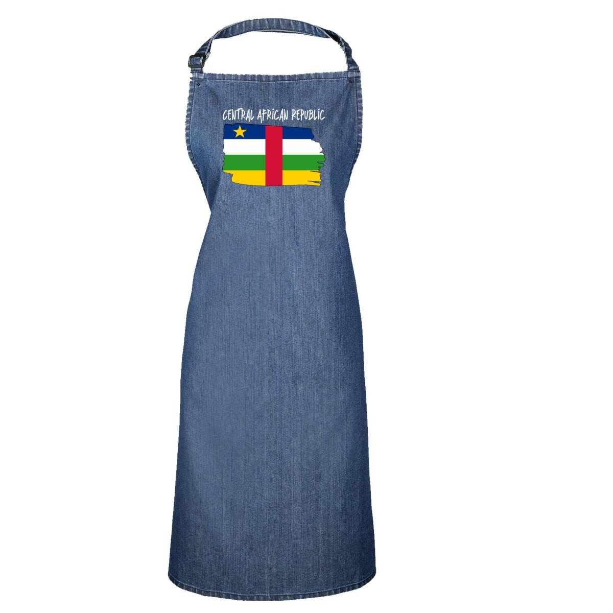Central African Republic Country Flag Nationality - Kitchen Apron - 123t Australia | Funny T-Shirts Mugs Novelty Gifts