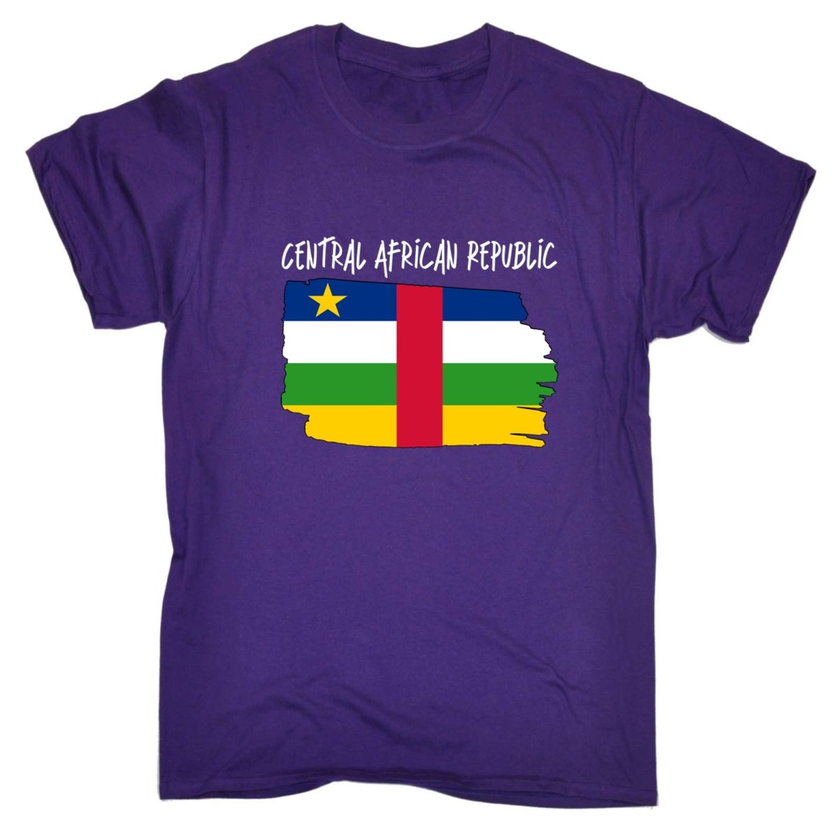 Central African Republic - Country Flag Nationality Mens T-Shirt T Shirt Tshirts - 123t Australia | Funny T-Shirts Mugs Novelty Gifts