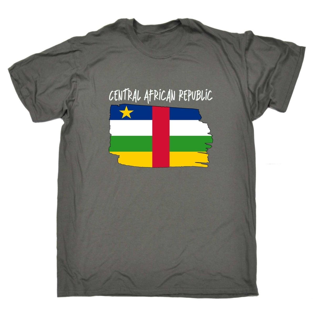 Central African Republic - Country Flag Nationality Mens T-Shirt T Shirt Tshirts - 123t Australia | Funny T-Shirts Mugs Novelty Gifts