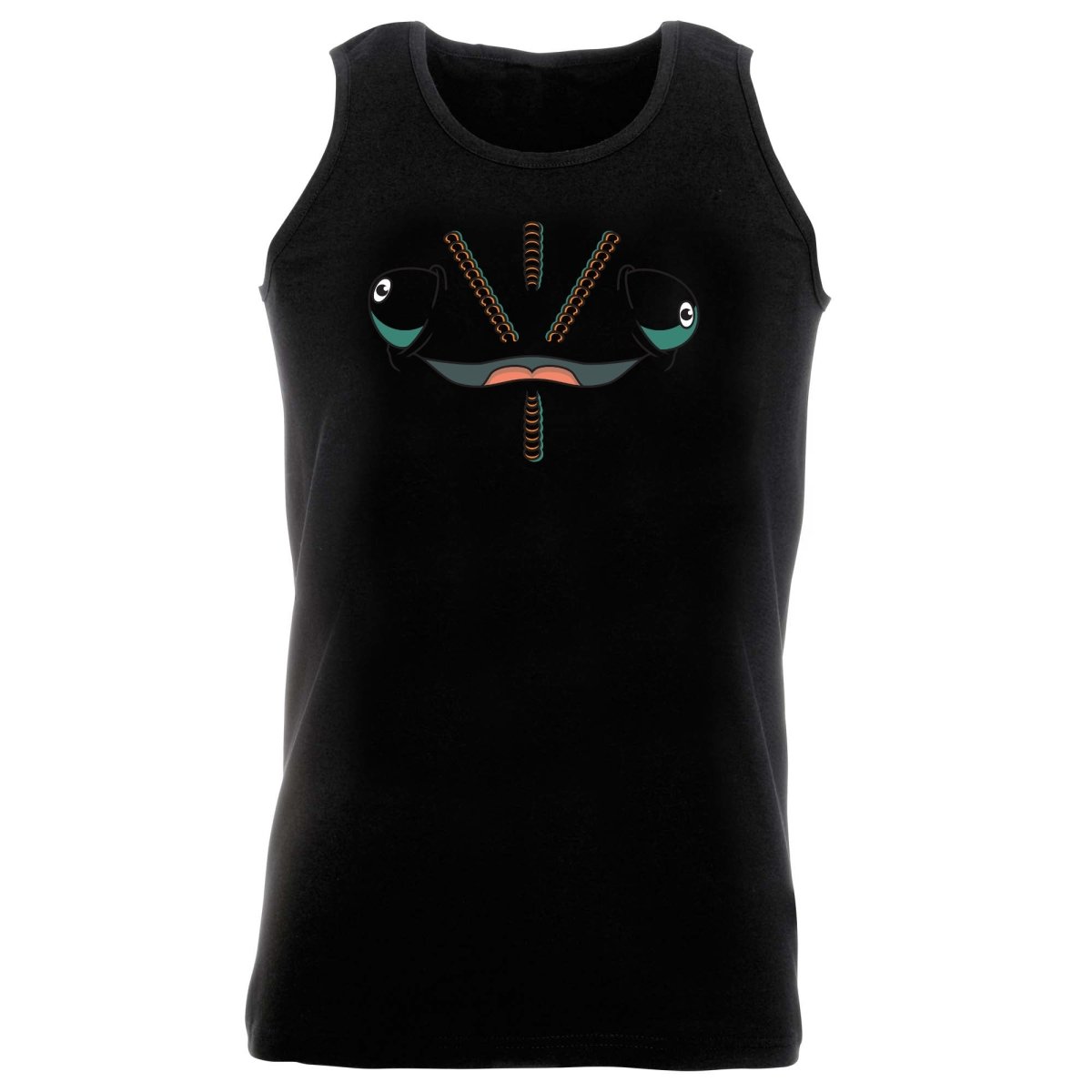 Chameleon Animal Face Ani Mates - Funny Novelty Vest Singlet Unisex Tank Top - 123t Australia | Funny T-Shirts Mugs Novelty Gifts