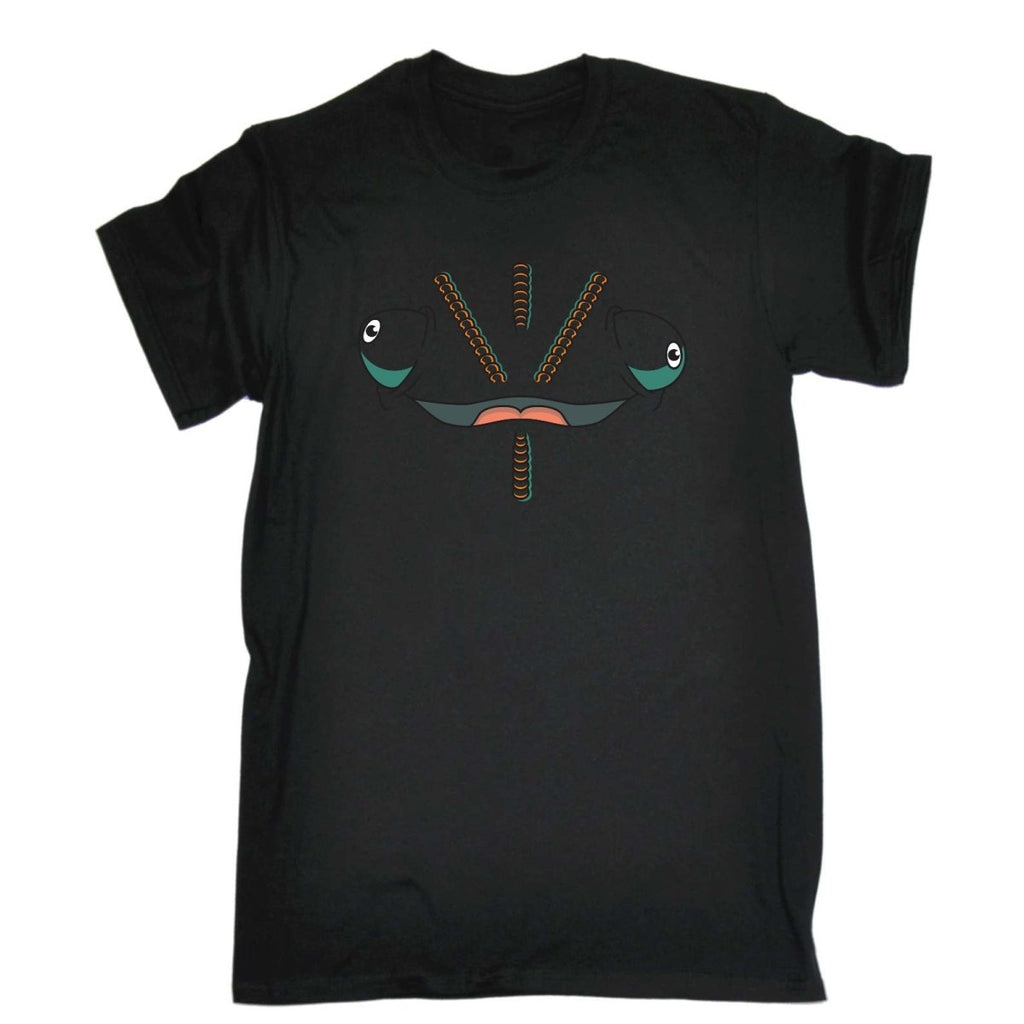 Chameleon Animal Face Ani Mates - Mens Funny Novelty T-Shirt Tshirts BLACK T Shirt - 123t Australia | Funny T-Shirts Mugs Novelty Gifts