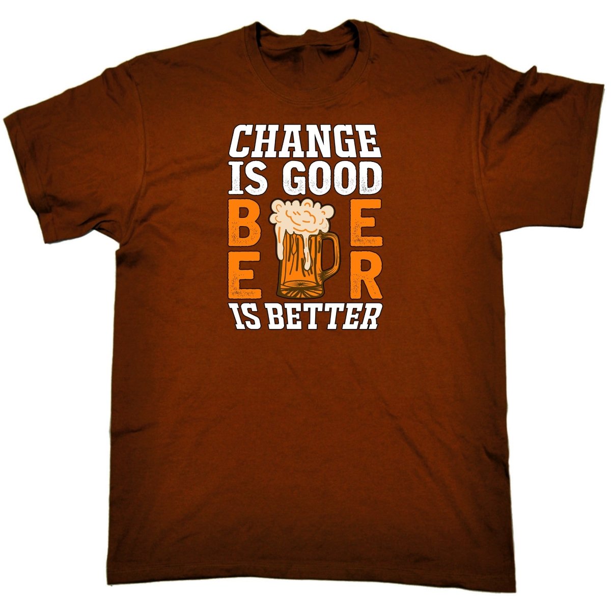Change Is Good Beer Is Better Alcohol - Mens Funny T-Shirt Tshirts Tee Shirt - 123t Australia | Funny T-Shirts Mugs Novelty Gifts