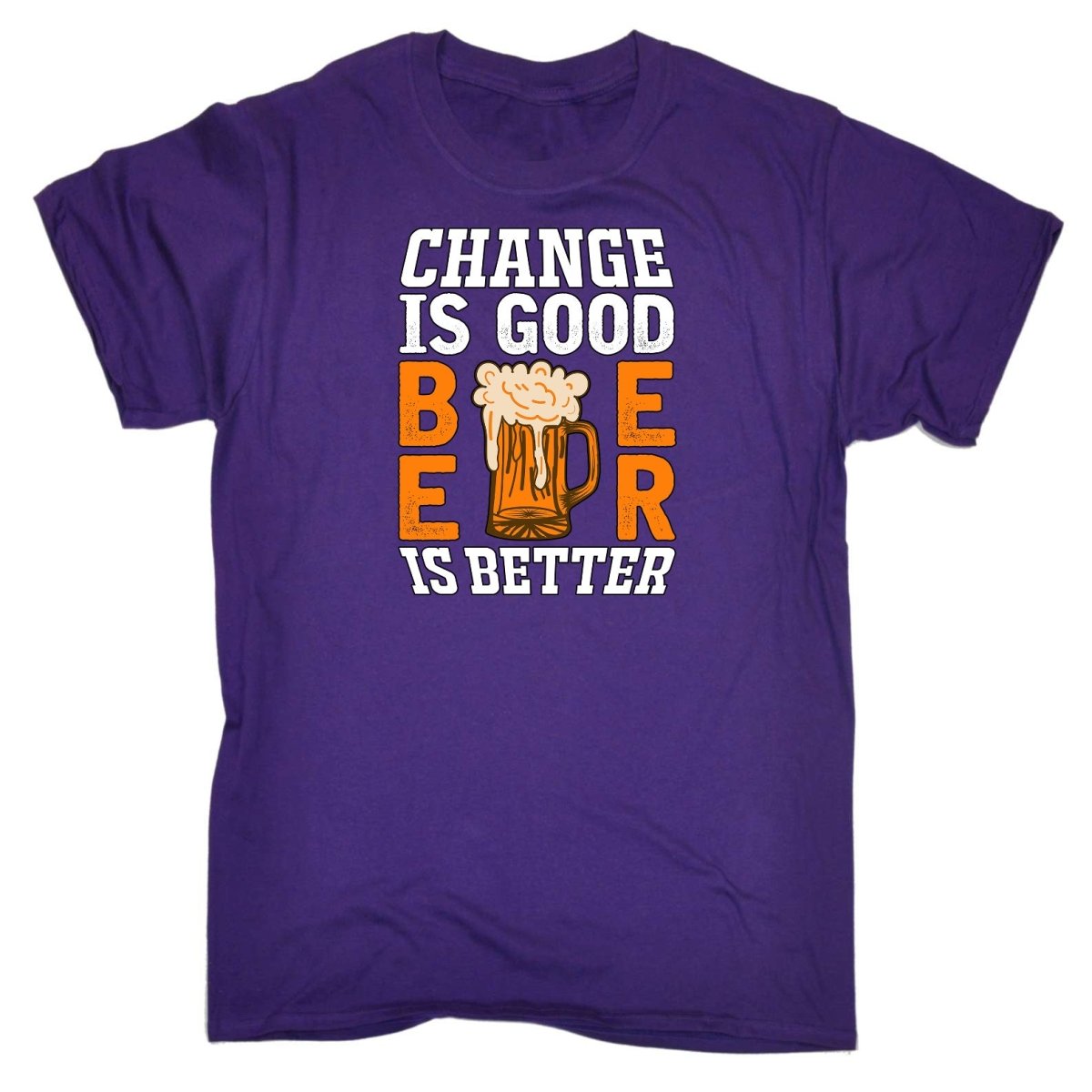 Change Is Good Beer Is Better Alcohol - Mens Funny T-Shirt Tshirts Tee Shirt - 123t Australia | Funny T-Shirts Mugs Novelty Gifts