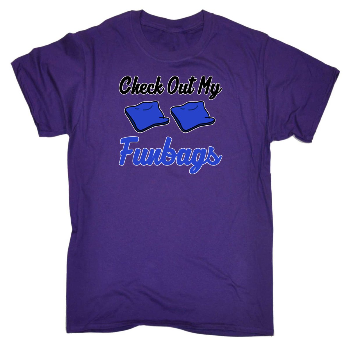 Check Out My Funbags Cornhole - Mens Funny T-Shirt Tshirts - 123t Australia | Funny T-Shirts Mugs Novelty Gifts