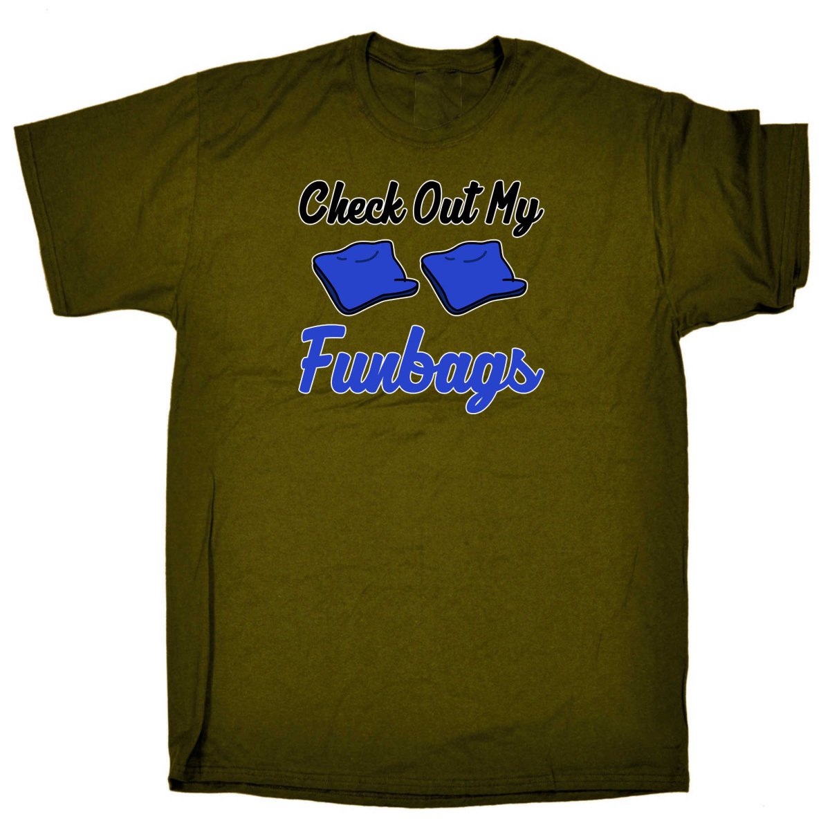 Check Out My Funbags Cornhole - Mens Funny T-Shirt Tshirts - 123t Australia | Funny T-Shirts Mugs Novelty Gifts