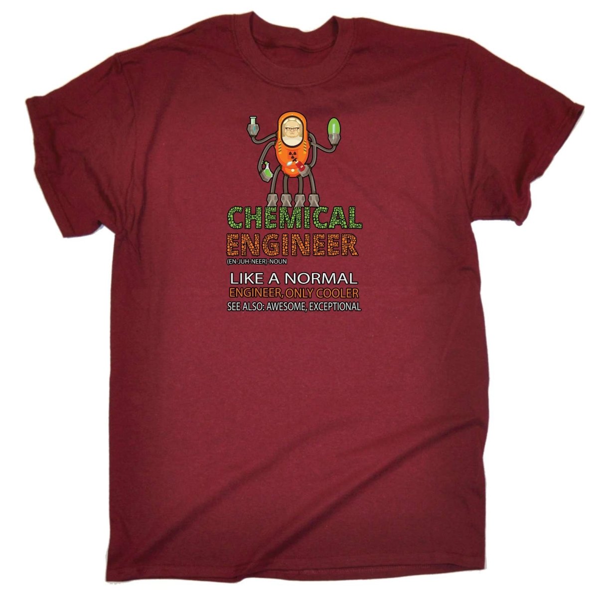 Chemical Engineer Like A Normal - Mens Funny T-Shirt Tshirts Tee Shirt - 123t Australia | Funny T-Shirts Mugs Novelty Gifts