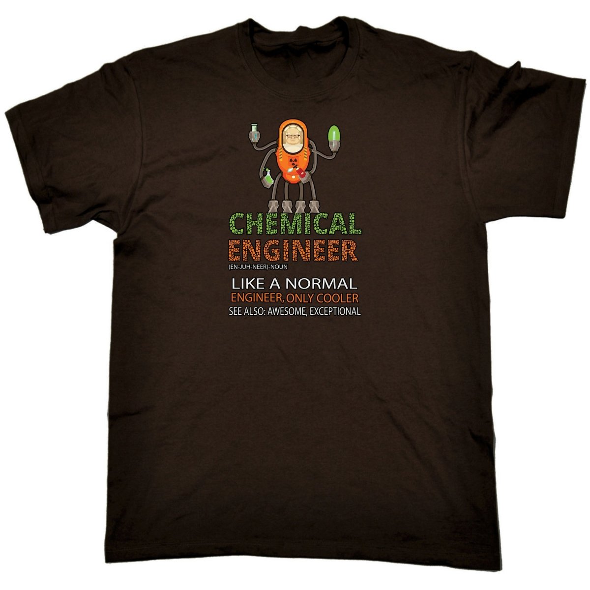 Chemical Engineer Like A Normal - Mens Funny T-Shirt Tshirts Tee Shirt - 123t Australia | Funny T-Shirts Mugs Novelty Gifts