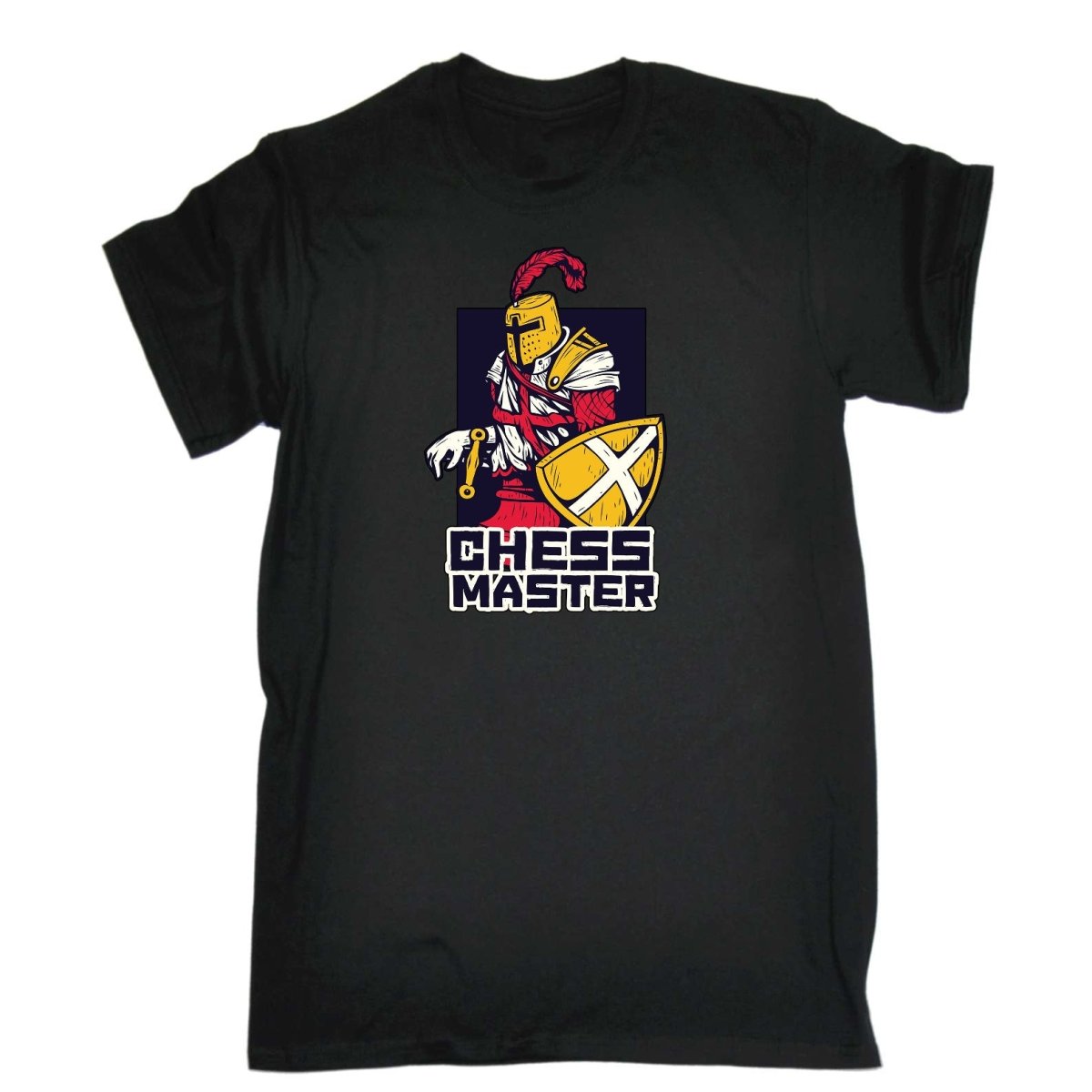 Chess Master Knight - Mens Funny T-Shirt Tshirts Tee Shirt - 123t Australia | Funny T-Shirts Mugs Novelty Gifts