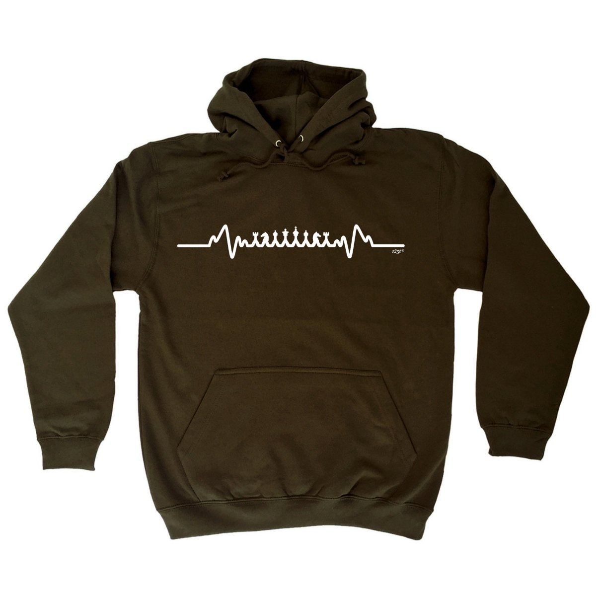Chess Pulse - Funny Novelty Hoodies Hoodie - 123t Australia | Funny T-Shirts Mugs Novelty Gifts