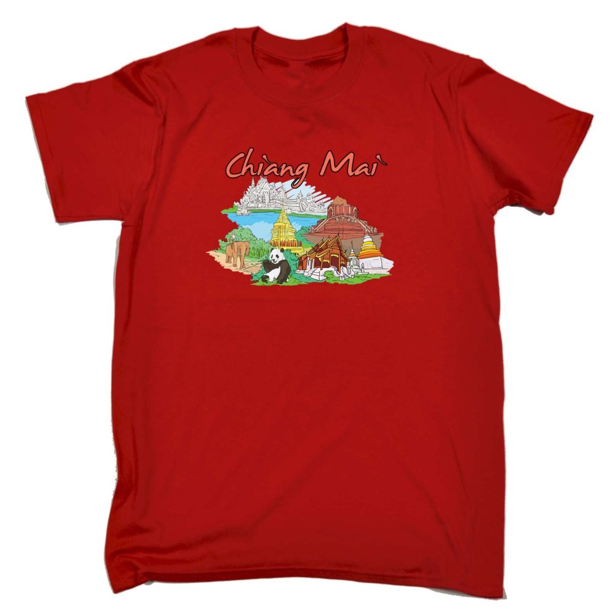 Chiang Mai Country Flag Thailand - Mens Funny T-Shirt Tshirts - 123t Australia | Funny T-Shirts Mugs Novelty Gifts