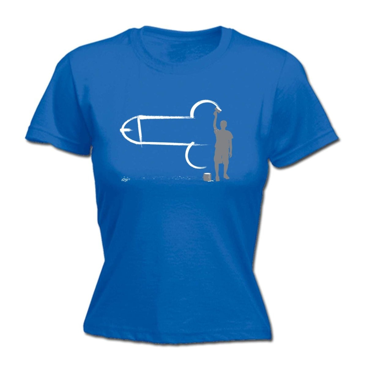 Childish Decorator Painter - Funny Novelty Womens T-Shirt T Shirt Tshirt - 123t Australia | Funny T-Shirts Mugs Novelty Gifts