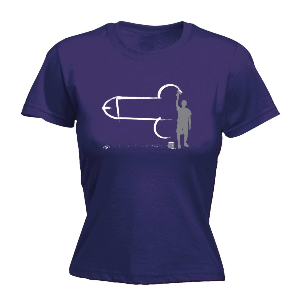Childish Decorator Painter - Funny Novelty Womens T-Shirt T Shirt Tshirt - 123t Australia | Funny T-Shirts Mugs Novelty Gifts
