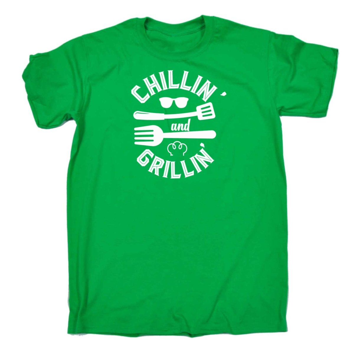 Chillin And Grillin Outdoor Summer Bbq - Mens Funny T-Shirt Tshirts - 123t Australia | Funny T-Shirts Mugs Novelty Gifts