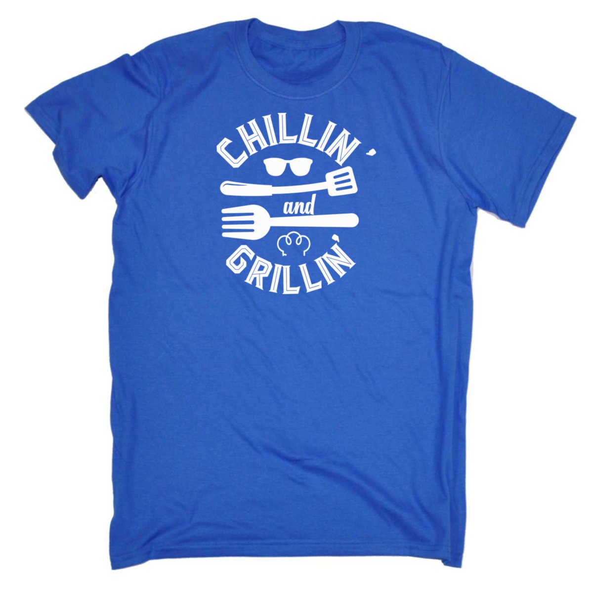 Chillin And Grillin Outdoor Summer Bbq - Mens Funny T-Shirt Tshirts - 123t Australia | Funny T-Shirts Mugs Novelty Gifts